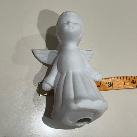 Kissing Cherub Bisque White Porcelain Angel Cherubs 2 Figurines Gift Co. - Picture 8 of 8